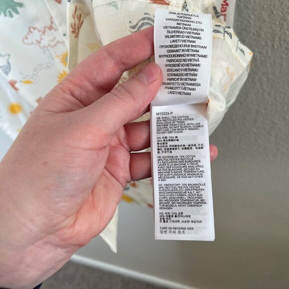 Marmot Muir Camp Novelty Short Sleeve Button Down Shirt L Cream multicolor - Picture 10 of 12